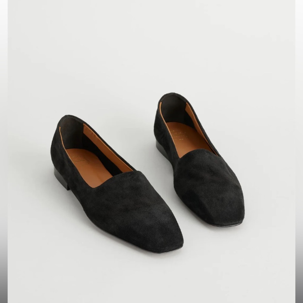 ATP Atelier Andrano Black Suede Loafers